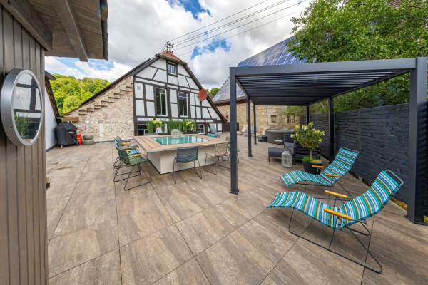 120qm große Dachterrasse zum entspannen und genießen