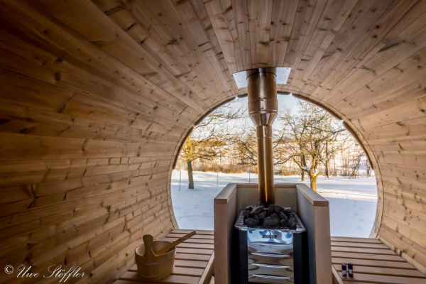 Saunieren mit Blick ins Tal!