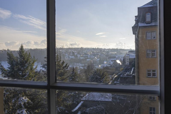 oder auf das Schloss