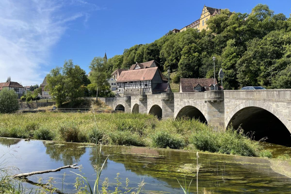 Stadt Kirchberg - Mittelalter in Hohenlohe bereits aus der Ferne sichtbar