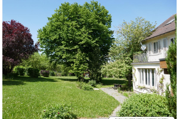Die Villa wird gerade aufwändig saniert