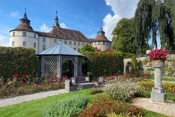 Für unsere Gäste ist der historische Barockgarten exklusiv zugänglich