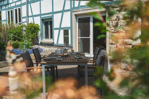 Urlaubsidylle auf der großen Terrasse