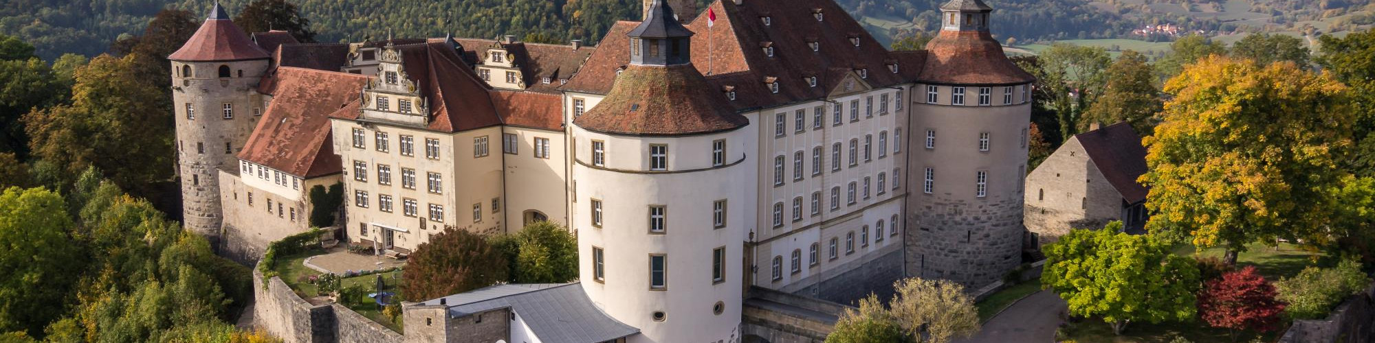Schloßblick Schloss Langenburg